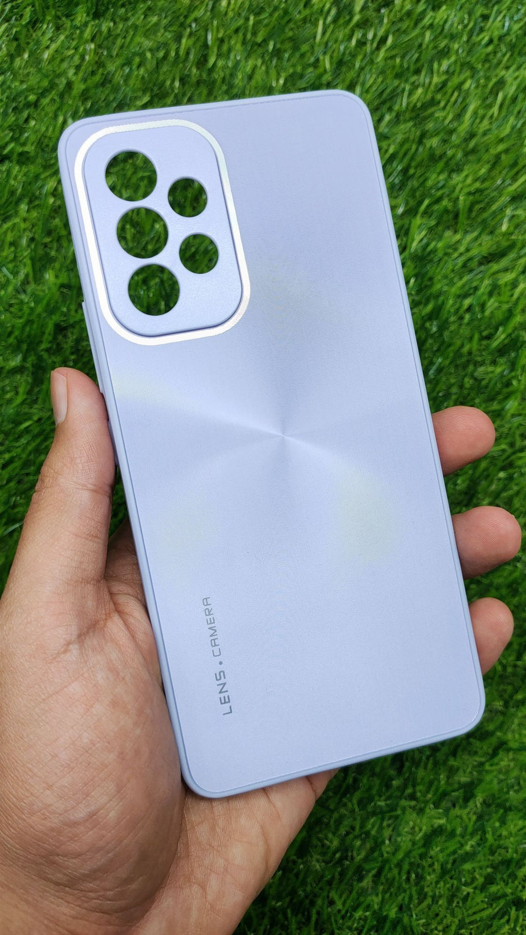 Samsung A53 5G CD Pattern Reflective Soft Edges Back Case Cover