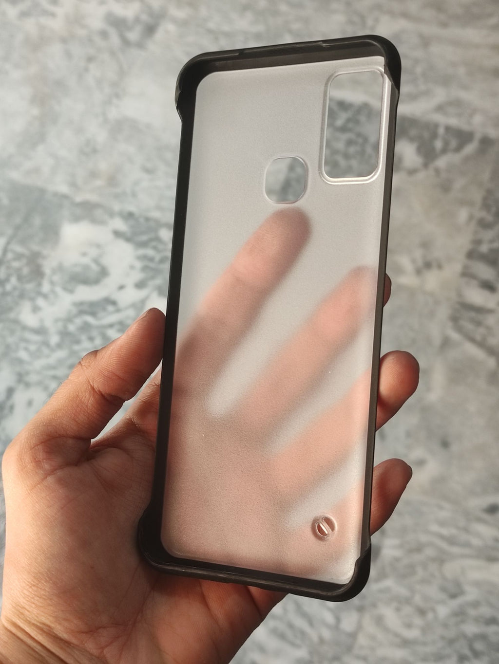 Infinix Hot 9 Play Transparent Matt Frameless Back Cover