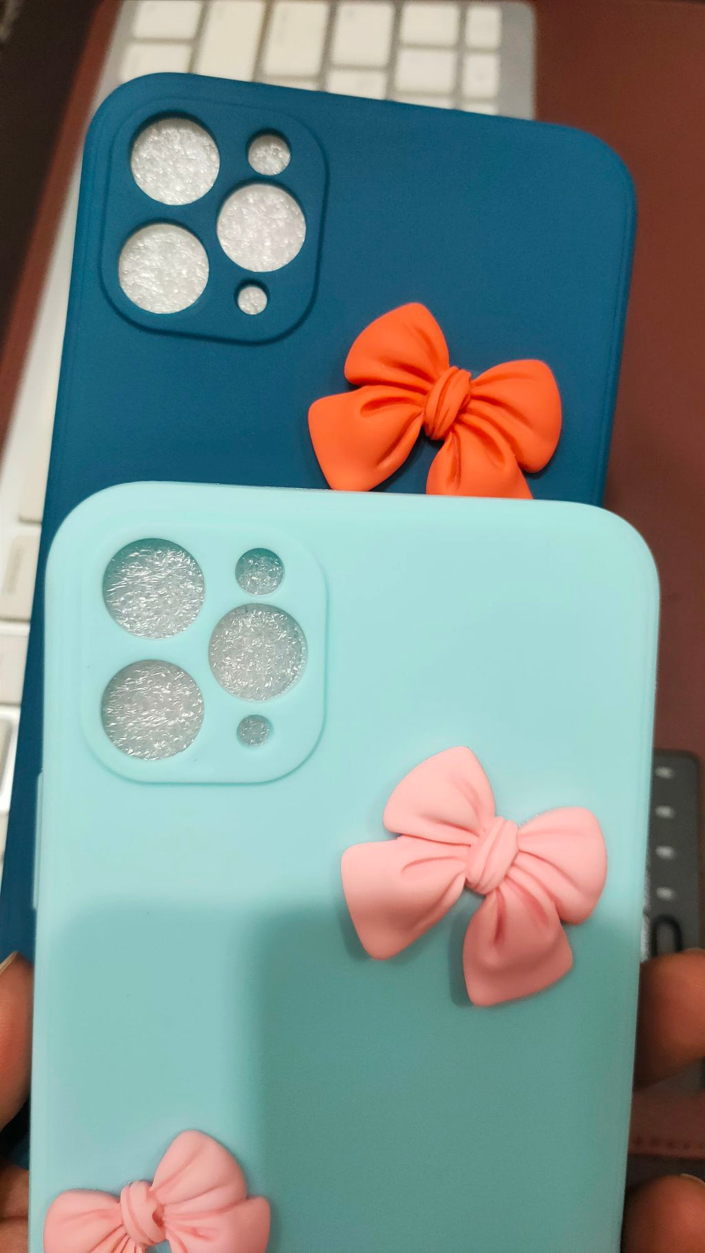 iPhone 11 Pro Max 6.5 Liquid Silicone Soft 3D Fancy Back Cover