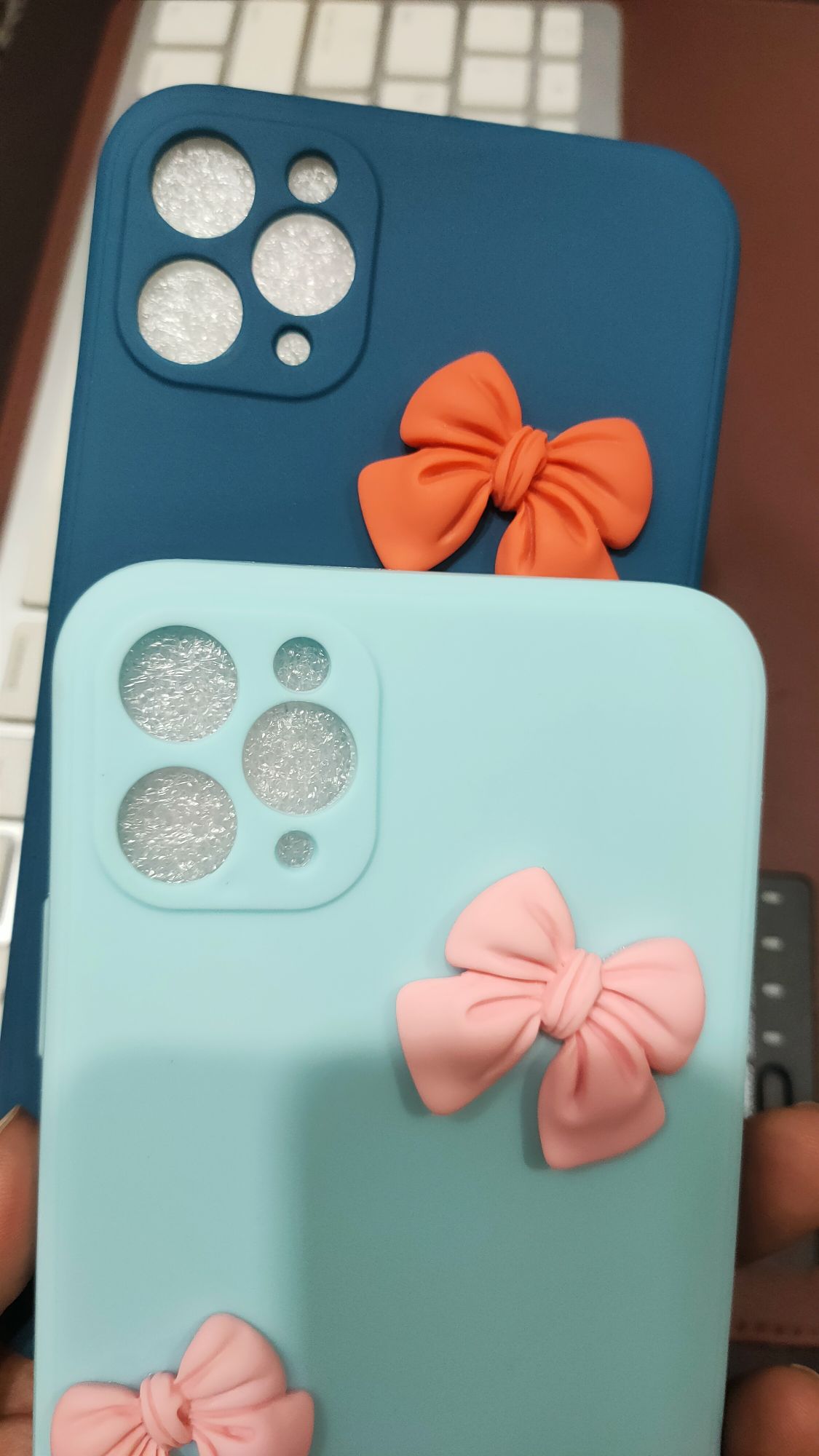 iPhone 11 Pro Max 6.5 Liquid Silicone Soft 3D Fancy Back Cover