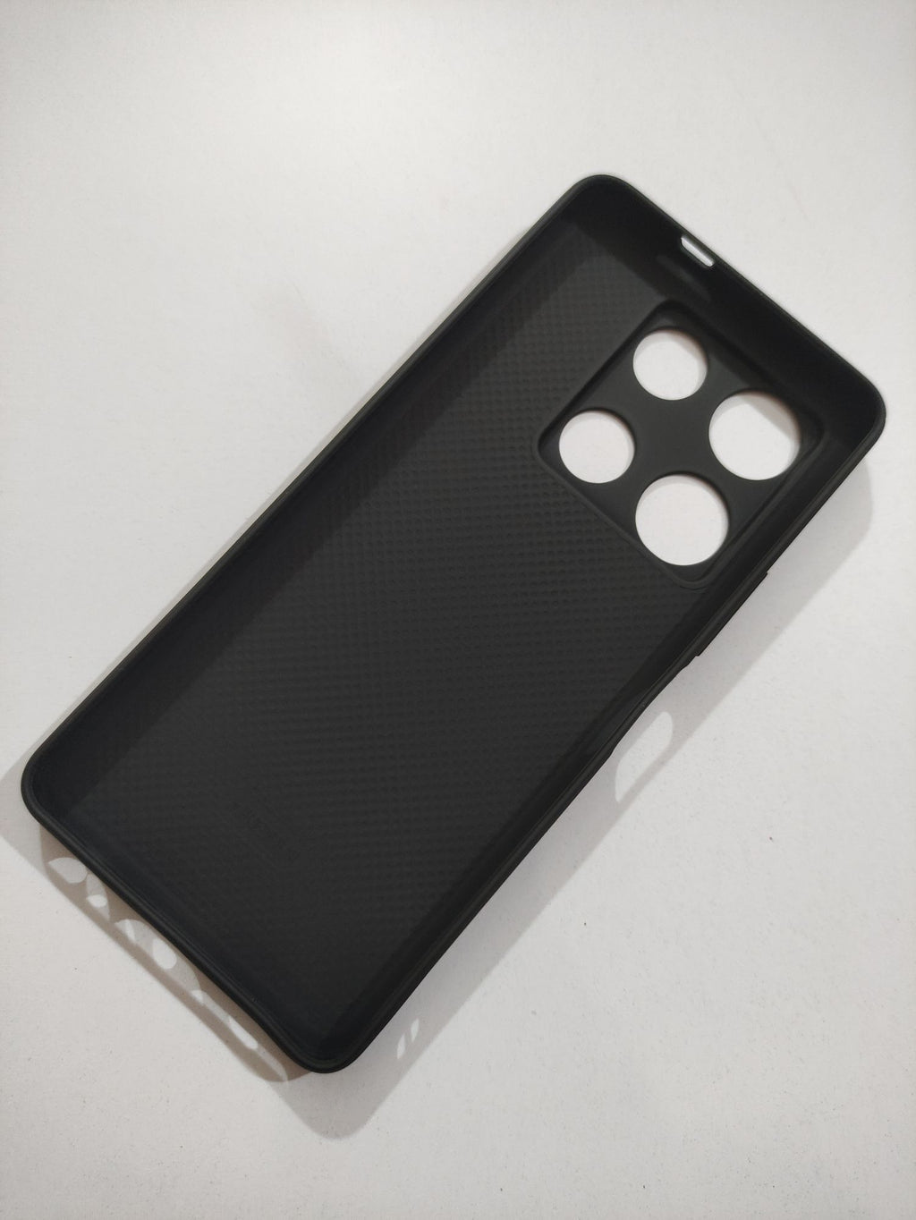 Infinix Note 30 Pro Soft Silicone Premium Carbon fiber Back Cover