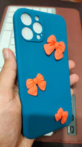 iPhone 12 Pro Max 6.7 Liquid Silicone Soft 3D Fancy Back Cover