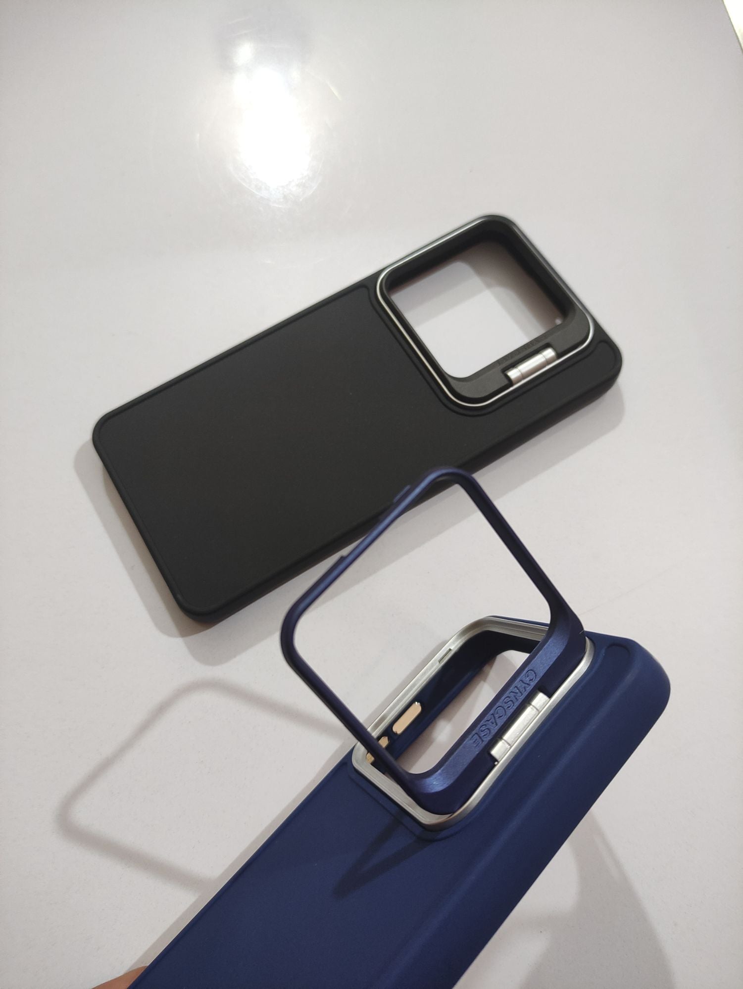 Tecno Spark 10 Pro Soft Silicone Camera Protection Kickstand Back Cover