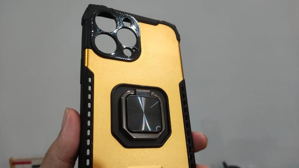 Apple iPhone 13 Pro Max Shockproof Hybrid Magnetic Ring Case Cover