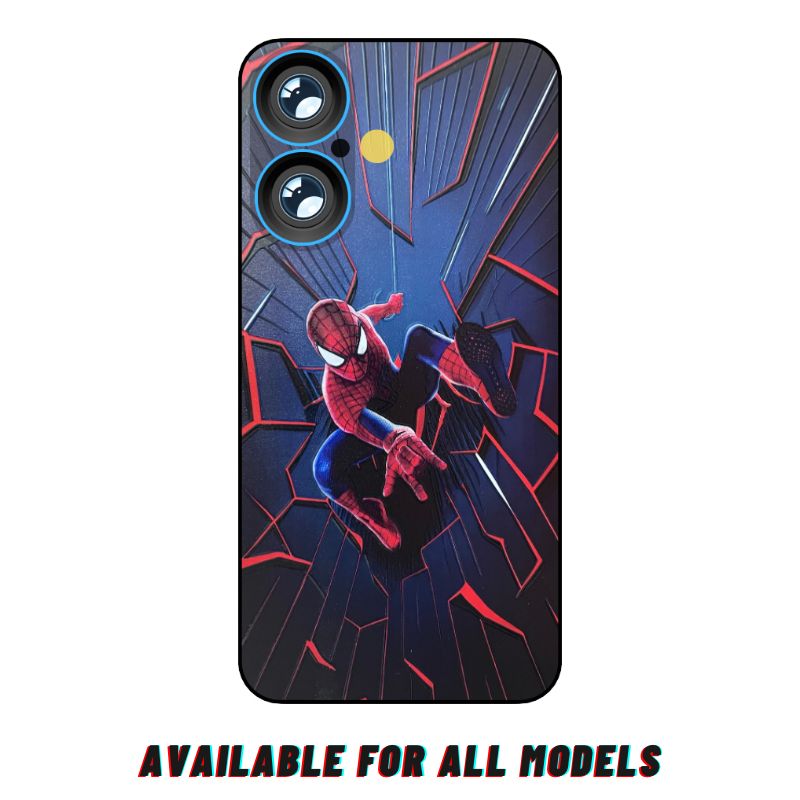 iPhone 16 Premium Quality 3D Spiderman Full Skin Wrap