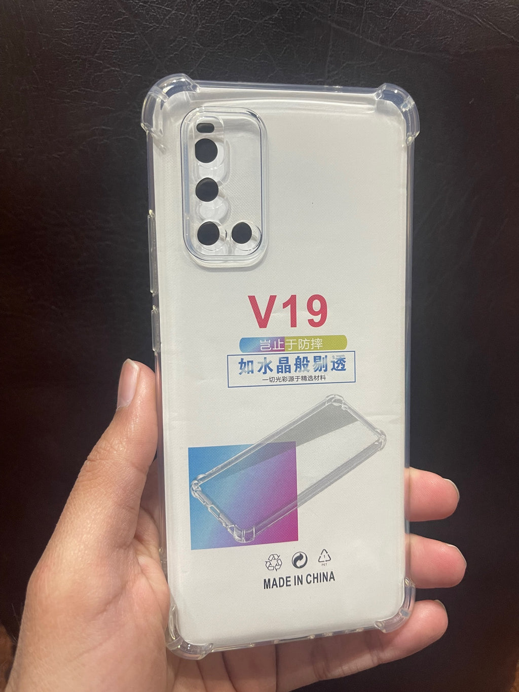 Vivo_V19 Cover Shockproof Airbag Corner Silicone Back Case