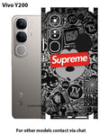 Vivo Y200 Supreme Full Body Print Back Skin Wrap