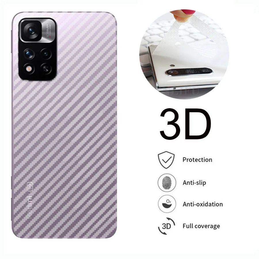 Infinix Zero X Pro Carbon Fiber Transparent Back Protective Sheet