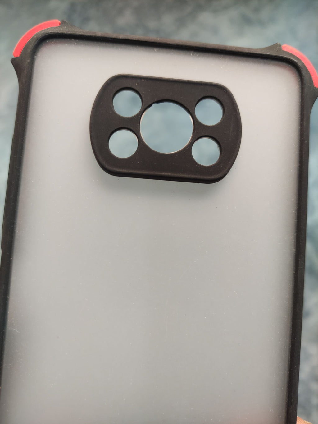Poco X3/X3 Pro Matt Translucent Colour Buttons Corner Back cover
