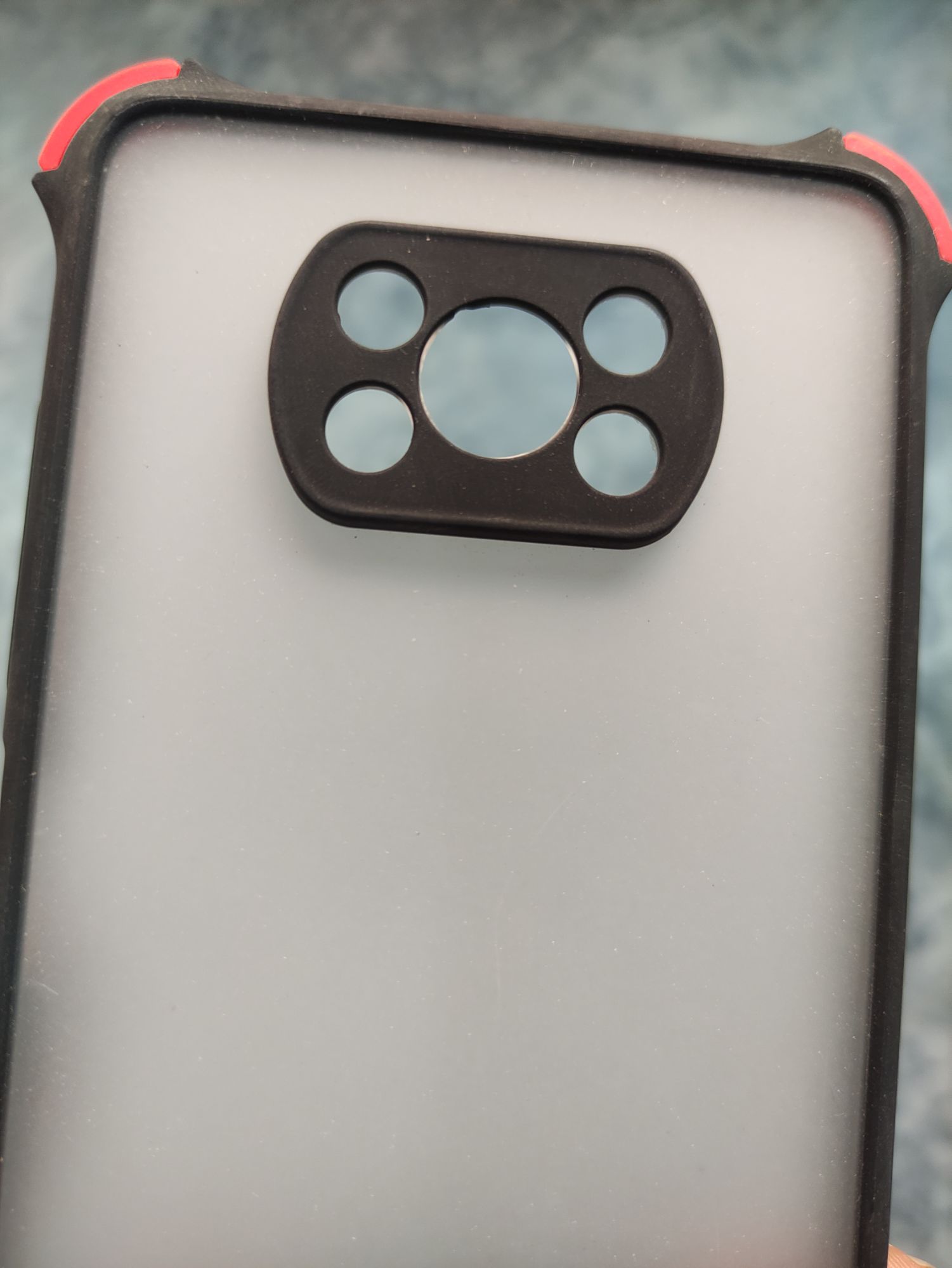 Poco X3/X3 Pro Matt Translucent Colour Buttons Corner Back cover