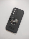 Samsung Galaxy A34 Fancy Soft Silicone 3D Sweet Heart Back Cover