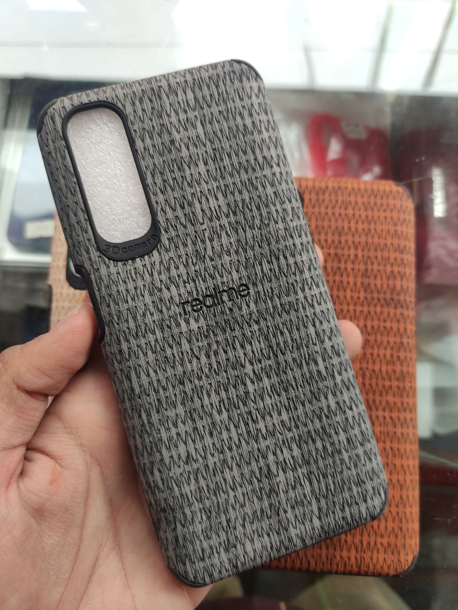 Realme_7 Soft Silicone Tecture Design back cover