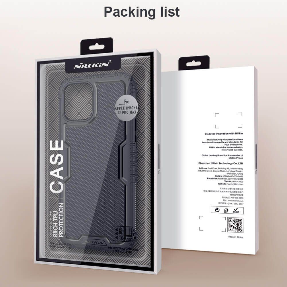 iPhone 12 Pro Max Official Nillkin Tactics TPU Shockproof Back Case