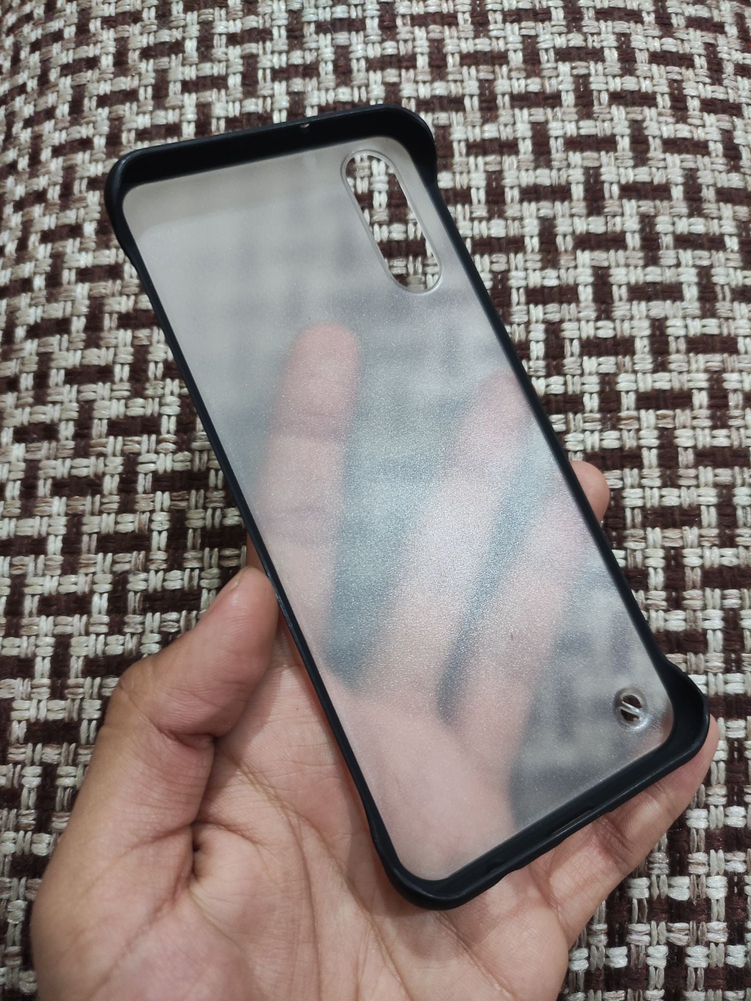 Vivo_S1 Matt Translucent Frameless Back Cover