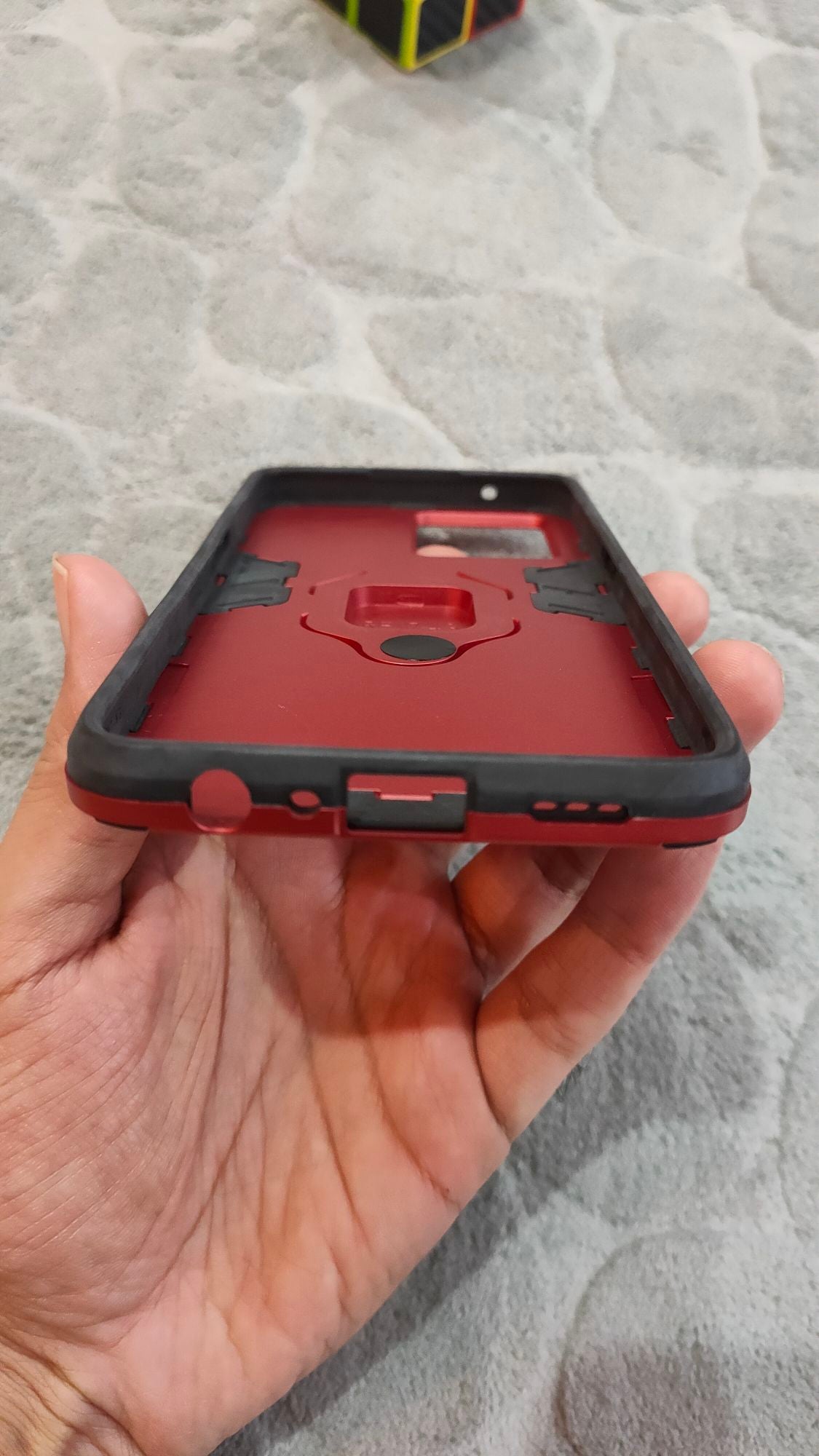 Oppo F21 Pro 4G/Reno 7 4G Shockproof Hybrid Magnetic Ring Holder Back Case
