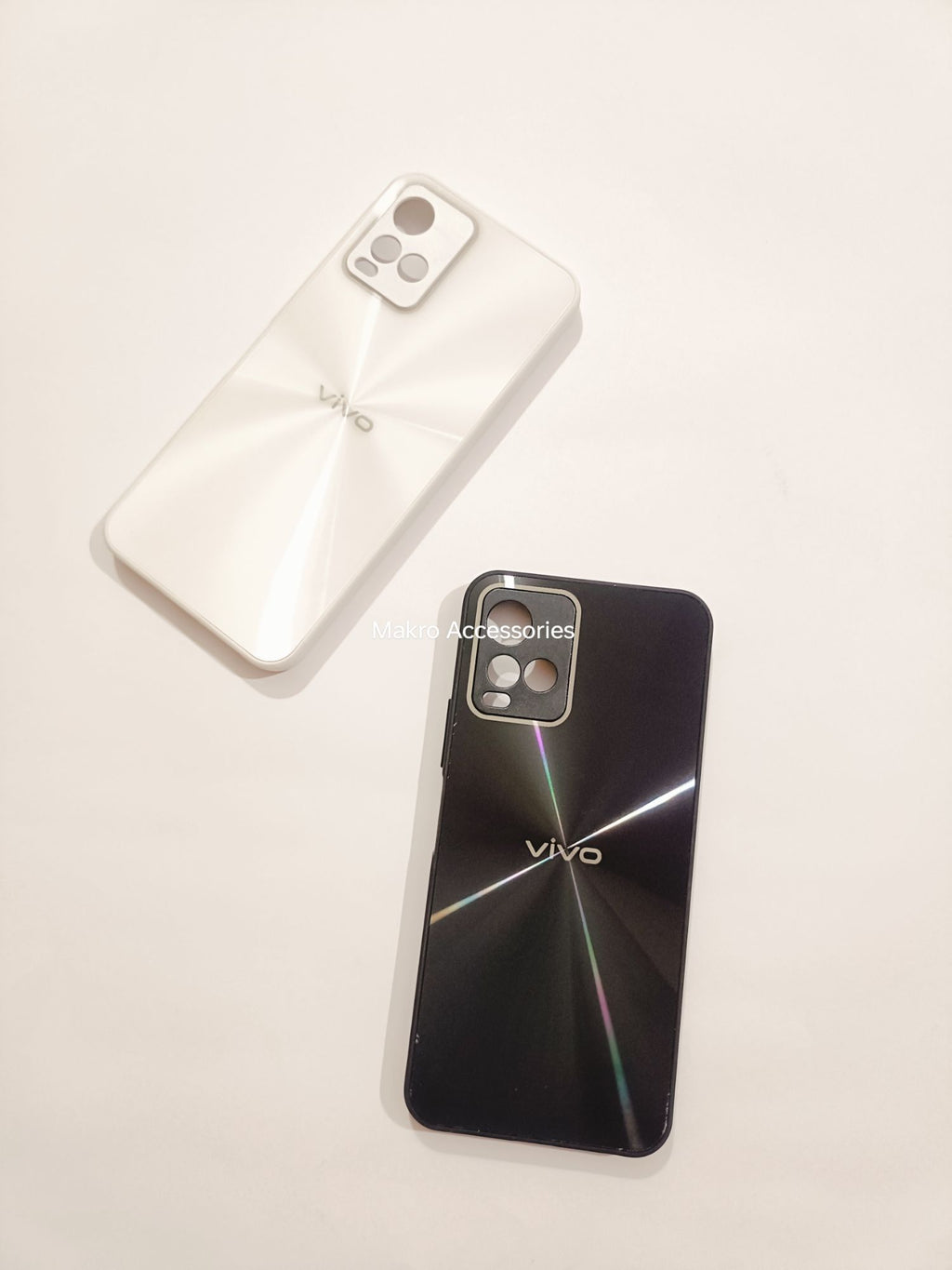 Vivo Y33S/Y21 4G PC CD Pattern Reflective Soft Edges Back cover