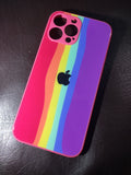 iPhone 13ProMax Real Tempered Glass Rainbow case