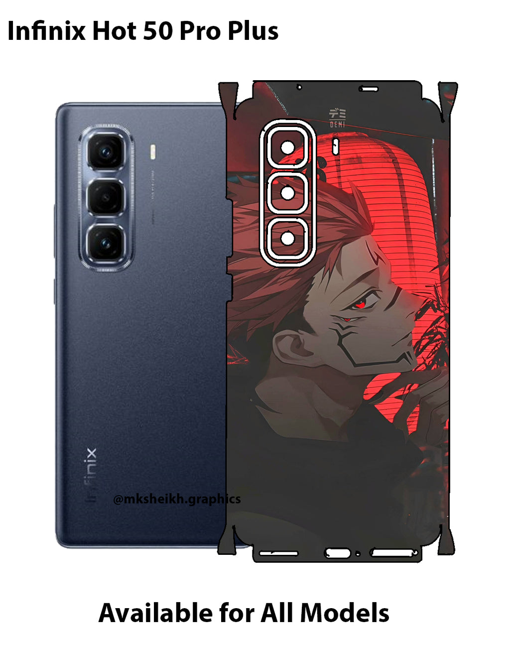 Infinix Hot 50 Pro Plus Full Body Skin Wrap