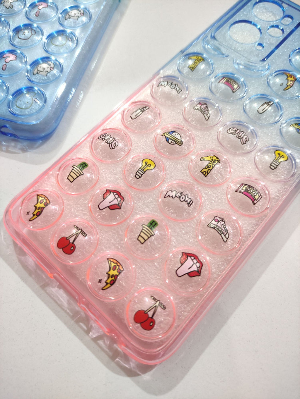 Oppo A76/A96 Fancy Soft TPU Clear Air Bubble Back Cover