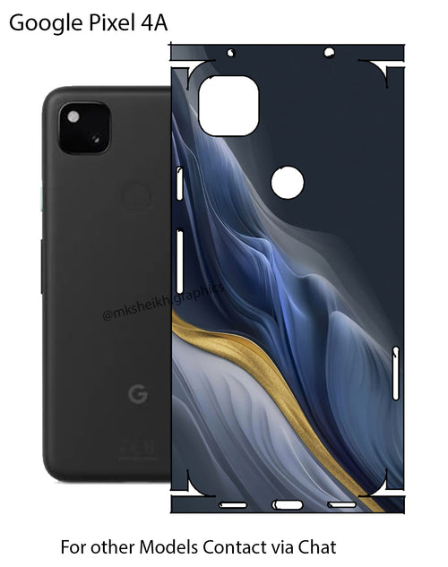 Google Pixel 4A Print Back Full Body Skin Wrap