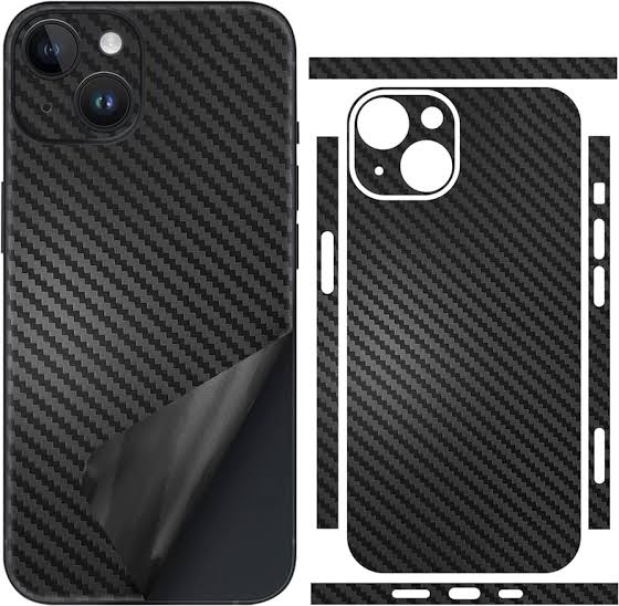 Available For Any Mobile Model Carbon Fiber 3D Back Sheet  Skin Wrap