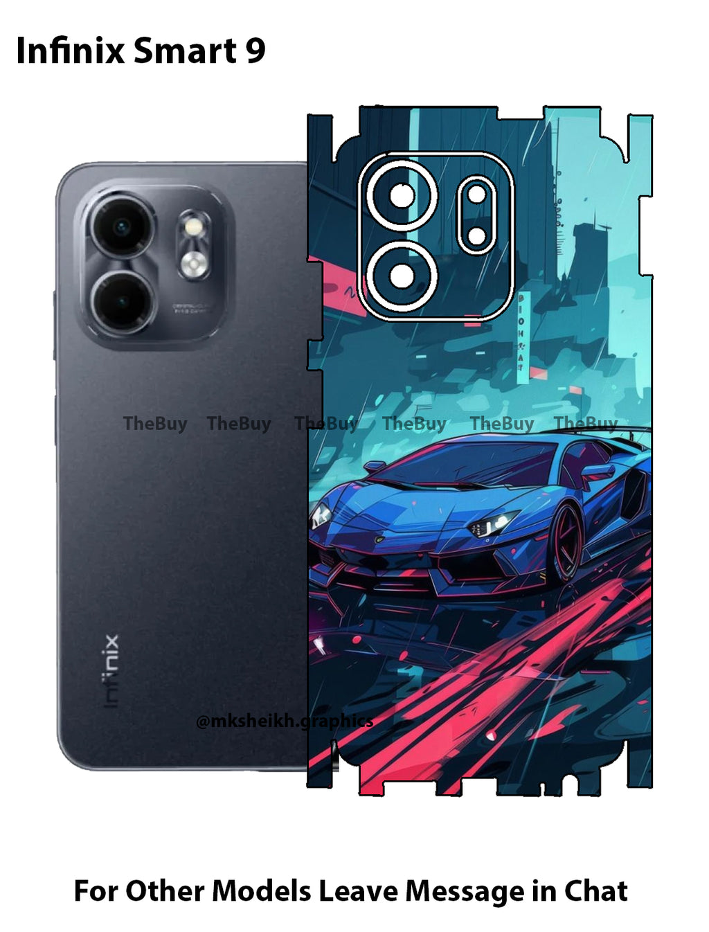 Infinix Smart 9/Smart 9 HD Full Body Skin Wrap