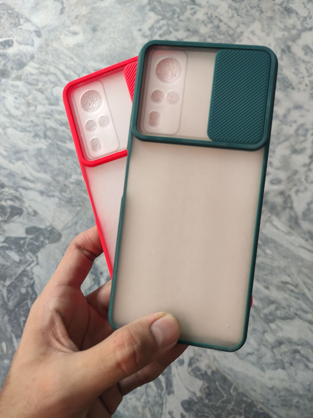 Vivo_Y51S Matt Transparent Camera Slider Back Cover