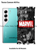 Tecno Camon 40 Pro Marvel Design Full Body Skin Wrap