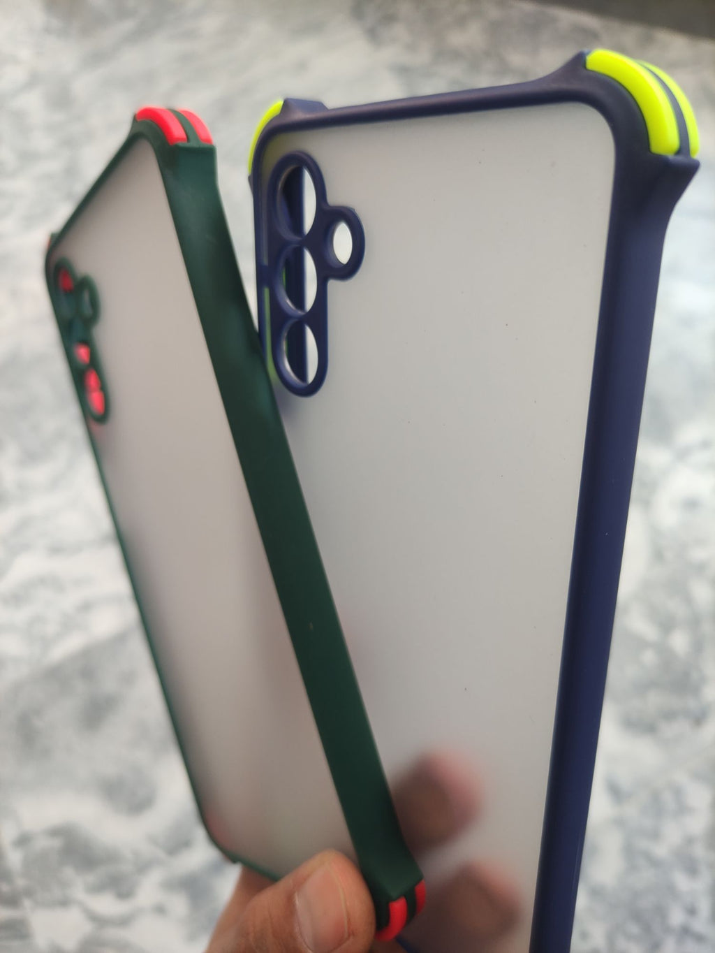 Samsung Galaxy A13 Transparent Matt Camera Protection Corner Back cover