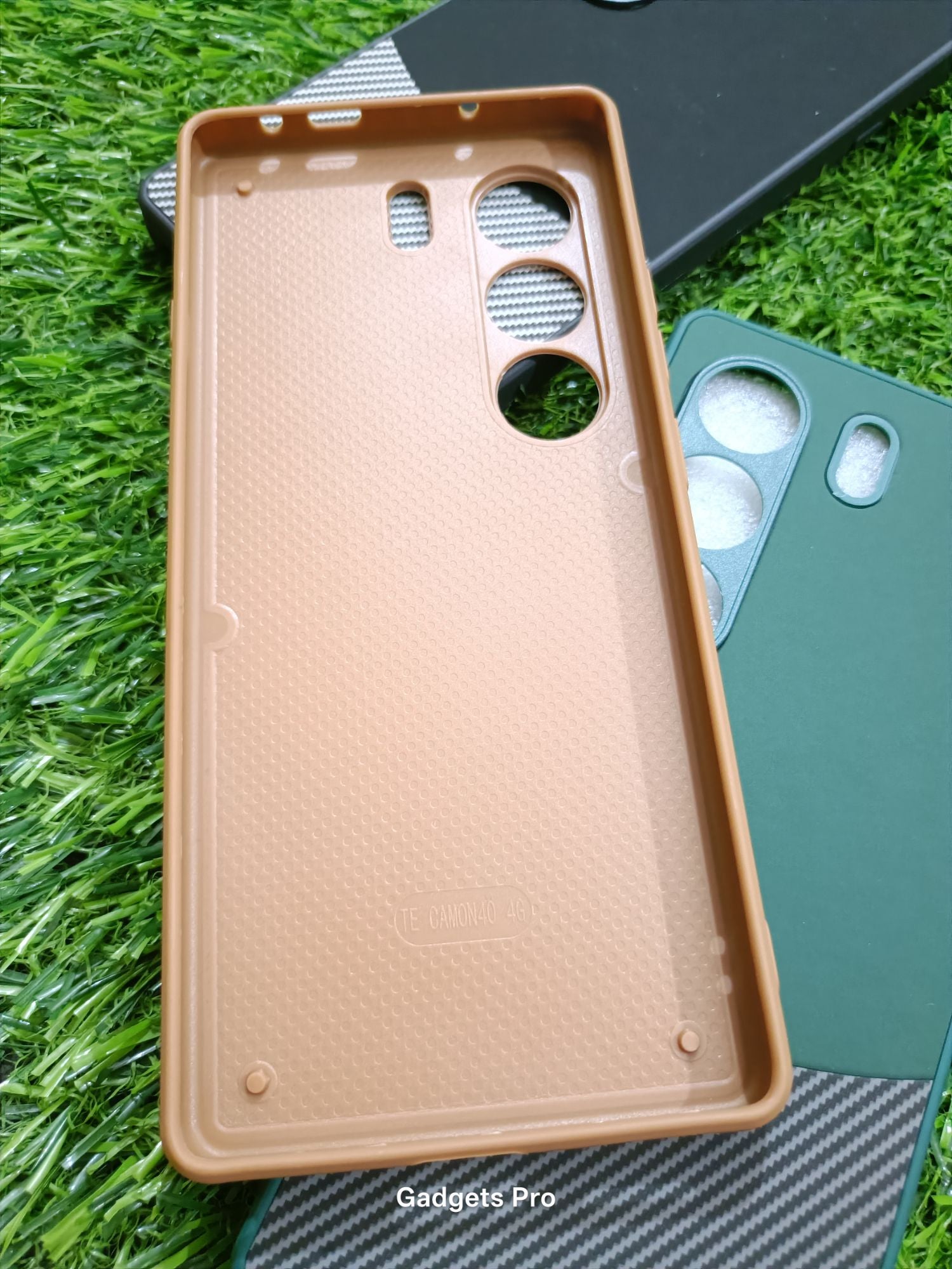 Tecno Camon 40 Pro Soft Silicone Camera Protection Back Cover