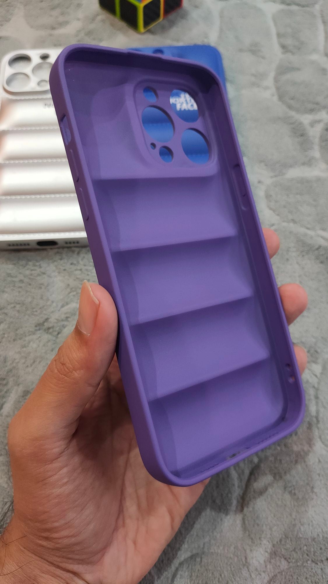 iPhone 14 Pro Max North Face Puffer Soft Silicone Case