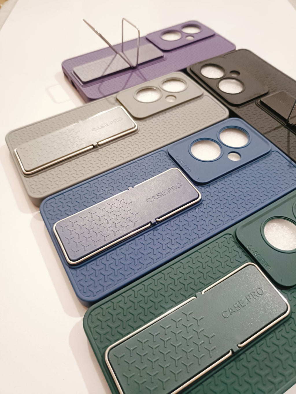 Oppo Reno 11F 5G Soft Silicone Case Pro Kickstand Back Cover