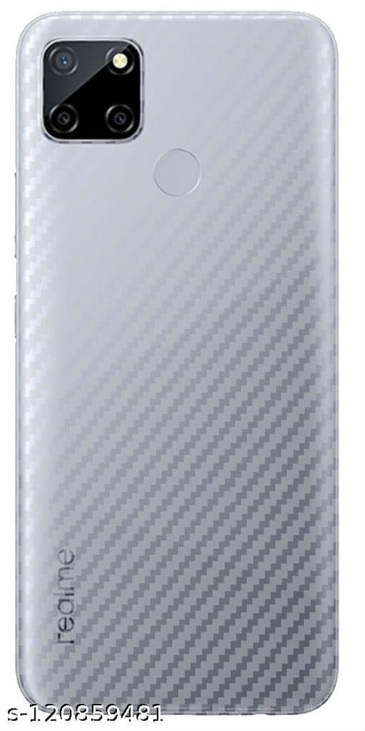 Realme_C12 Carbon Fiber Pattern Transparent Back Sheet