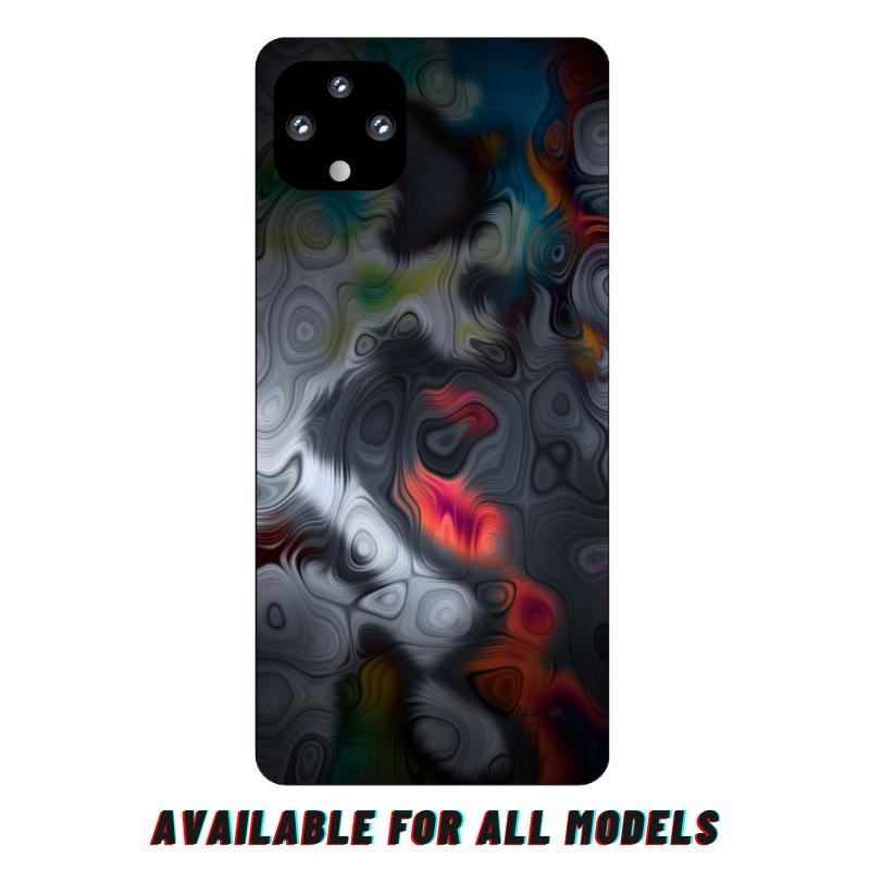 Google Pixel 4 XL 3D Emboss Abstract Art Full Back Skin Wrap