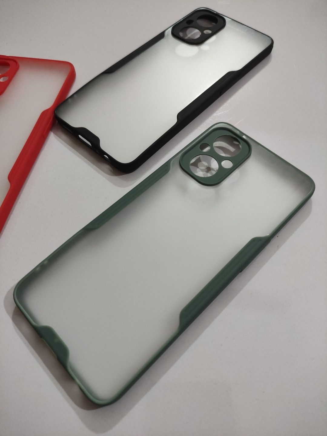 Oppo F21 Pro 5G Matt Transparent Colour Border Back Cover