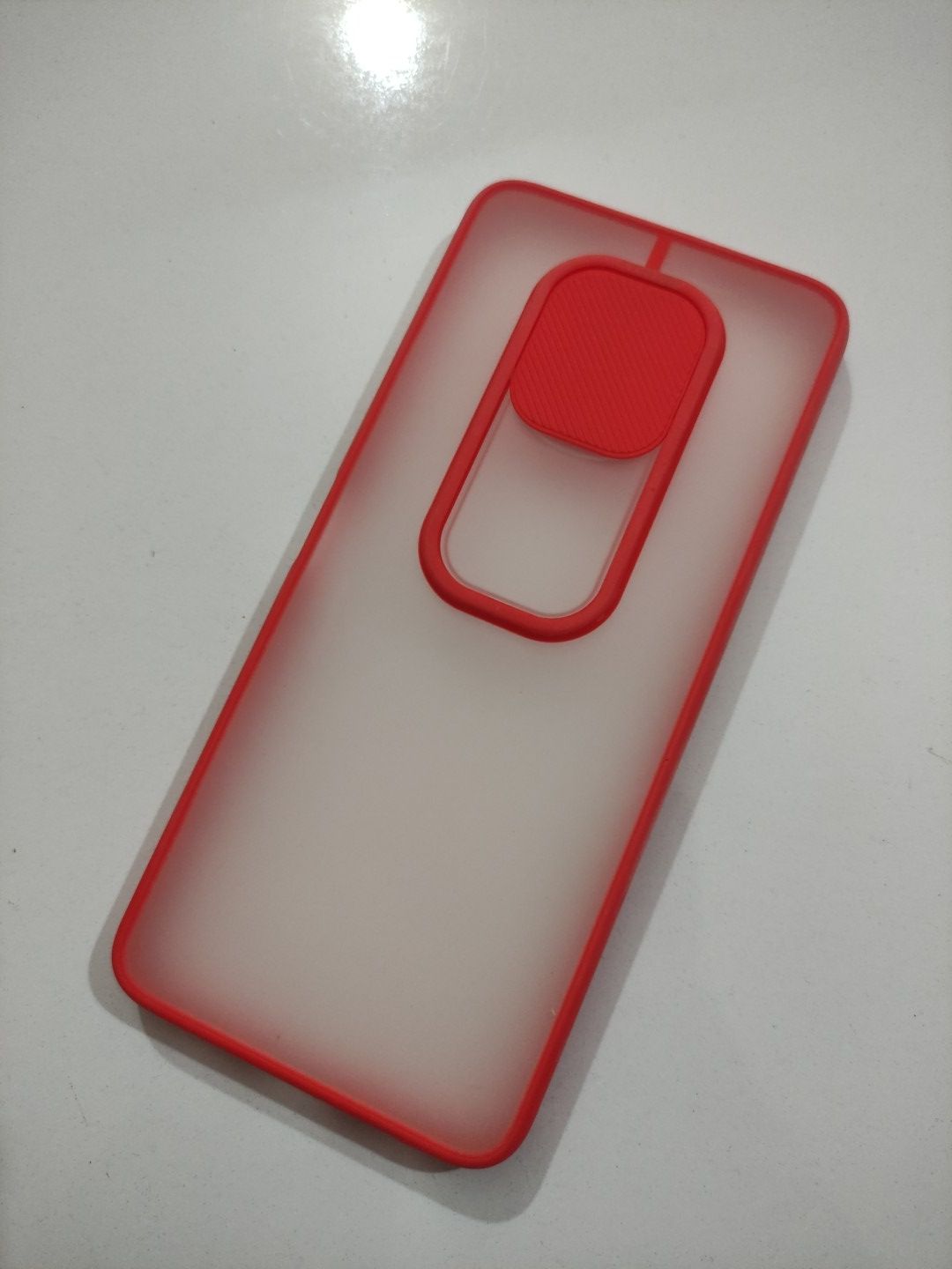 Infinix Note 7 Matt Translucent Camera Slider Back Cover