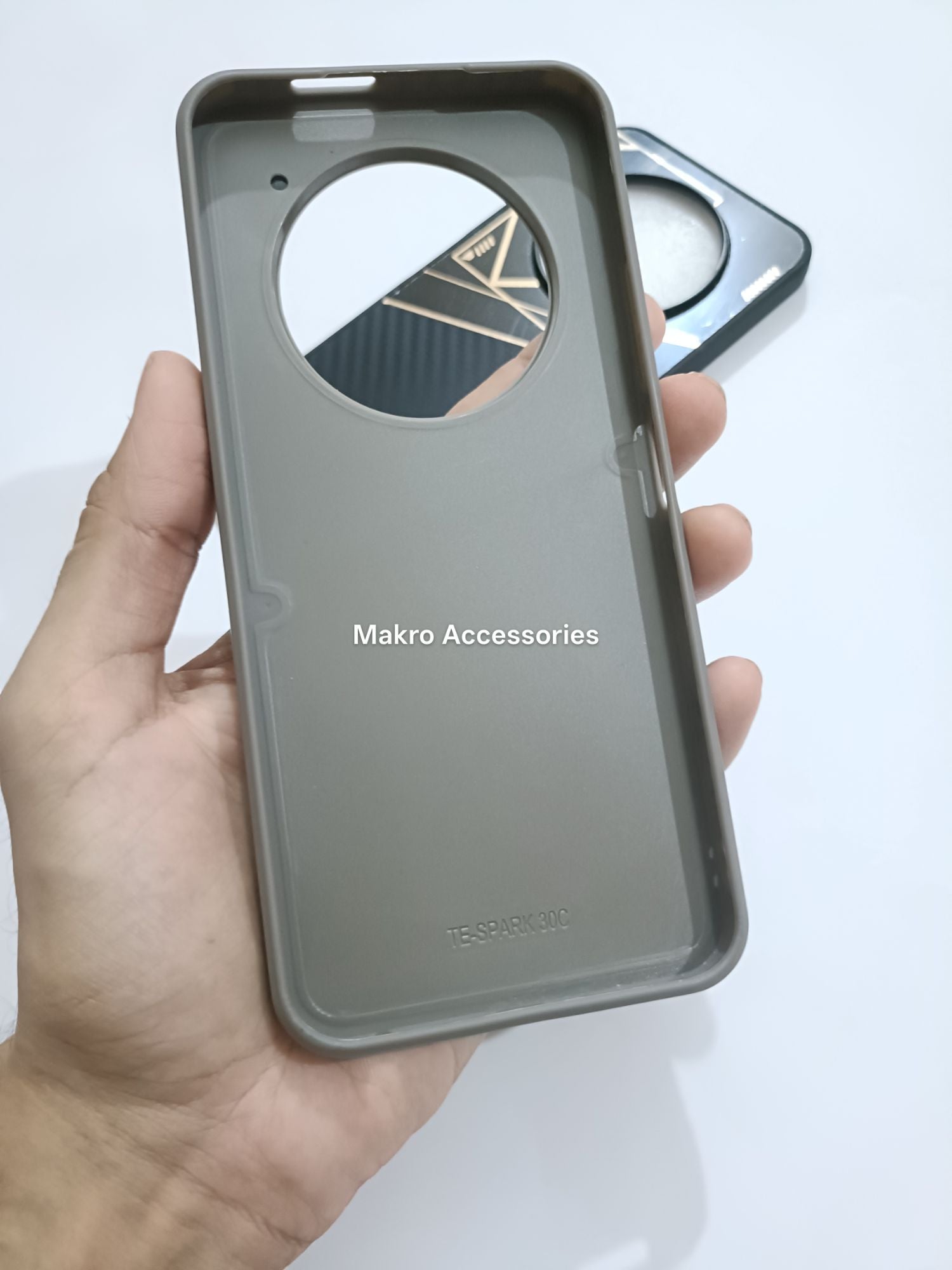 Tecno Spark 30C Premium Quality Carbon Fiber Prism Pulse back cover