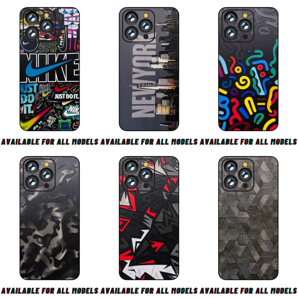 ALL MODELS 3D Skin Full Wrap in Multiple Designs