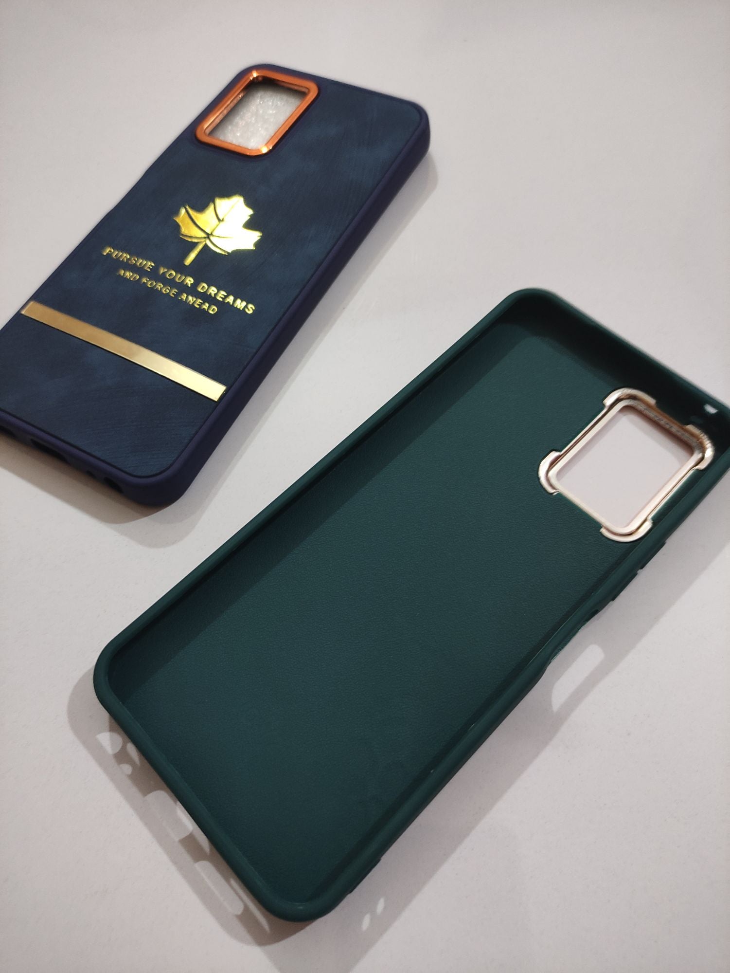 Vivo Y21/Y33S Soft Silicone PU leather Stripe Design Back Cover