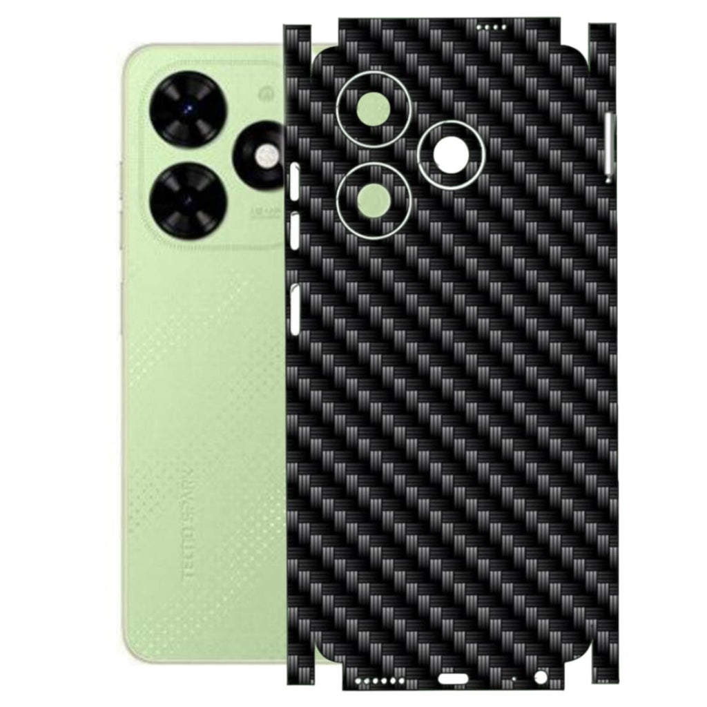 Tecno Spark Go 2024 Carbon Fiber Texture Full Body Skin Wrap