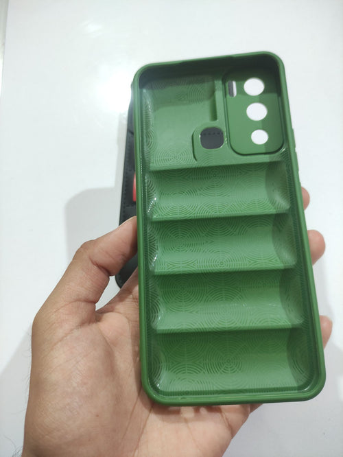 Infinix Hot 12i Soft Silicone Puffer Back Cover
