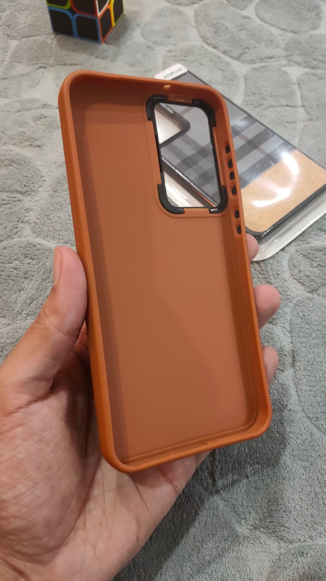 CASEPRO Samsung S23 Plus PU Dual Tone Leather Back Case