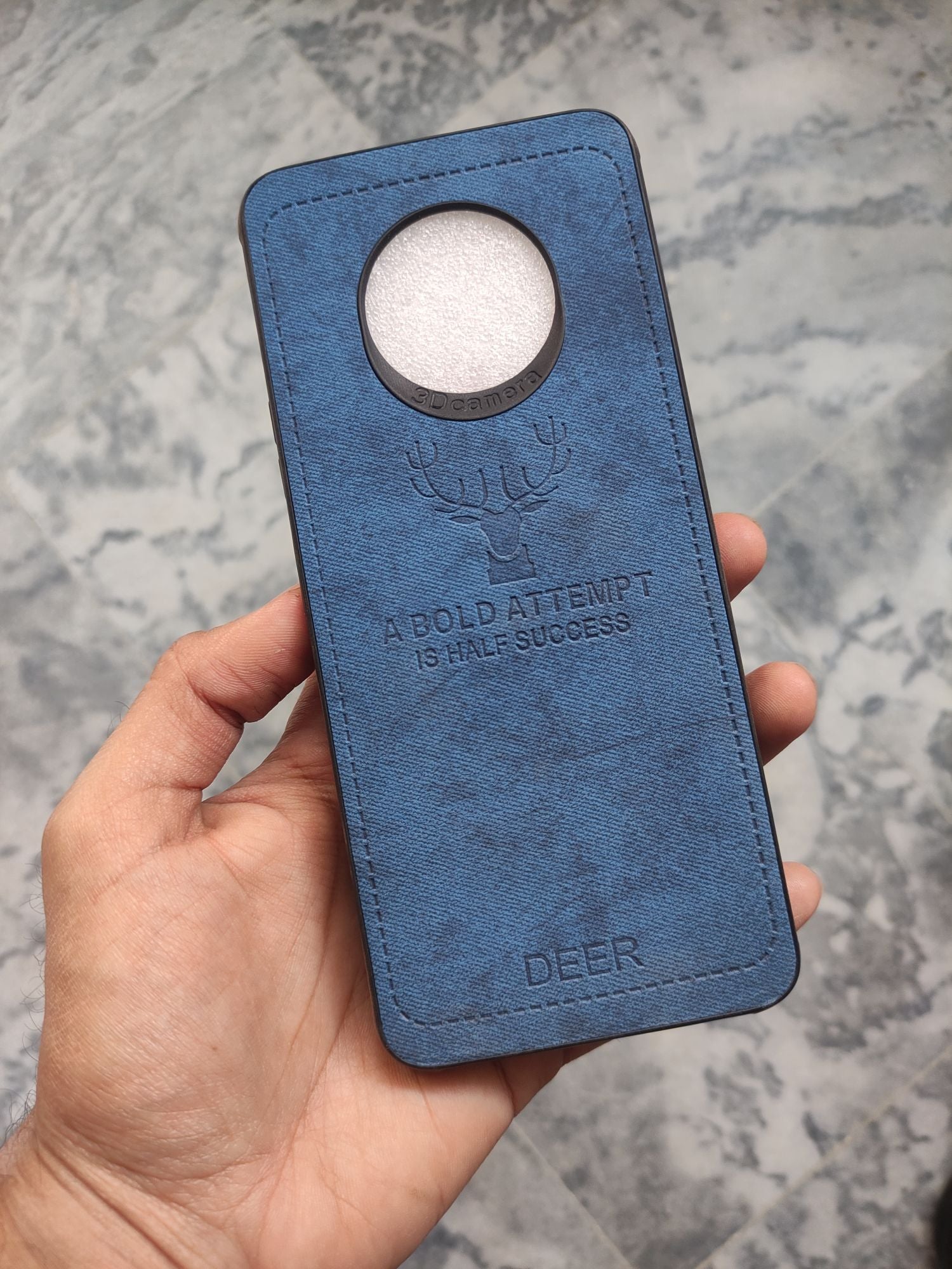 Infinix Note7 Soft Deer Fabrics Cloth back cover