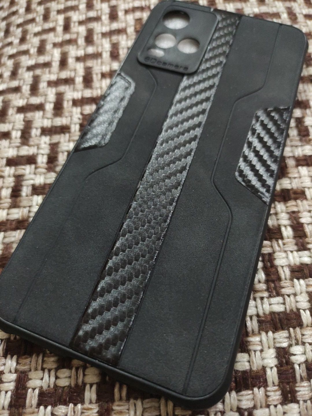 Vivo_Y33s/Y21 Soft Silicone Fabrics Striped Design Back Cover