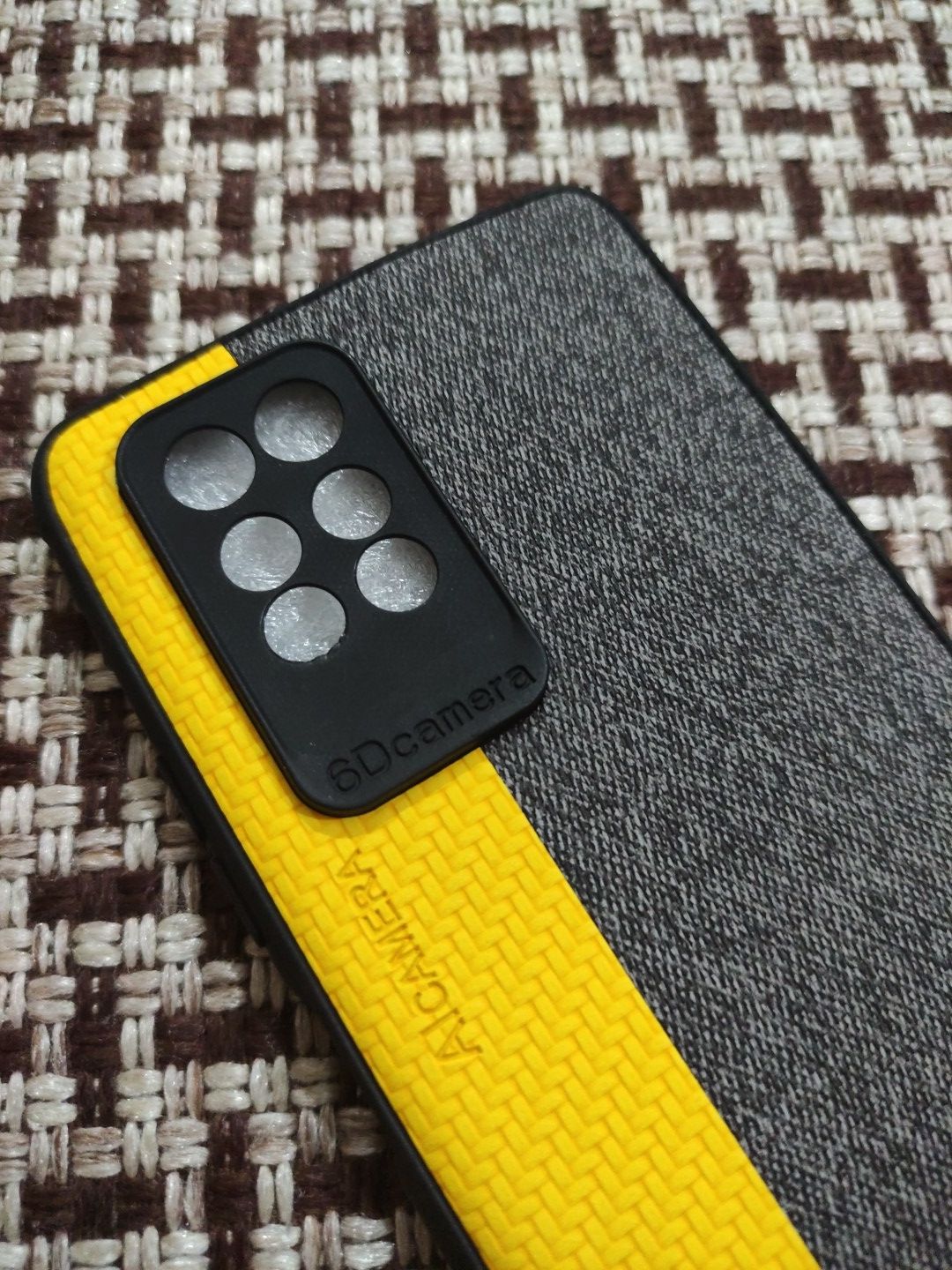 Infinix Note 10 Pro Soft Silicone Fabrics Stripe Design Back Cover
