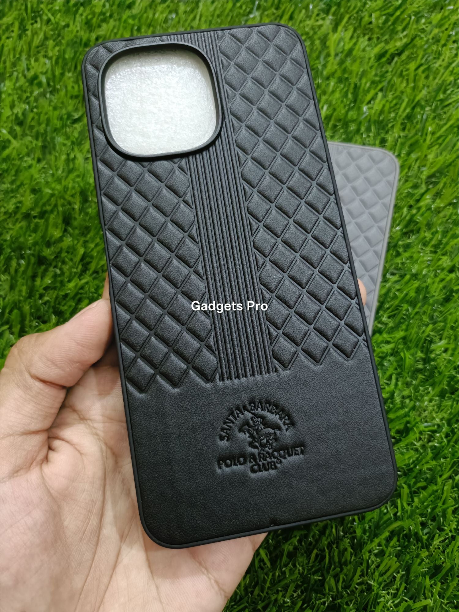 Tecno Spark 40C Soft Silicone PU Leather Design Polo Back Cover