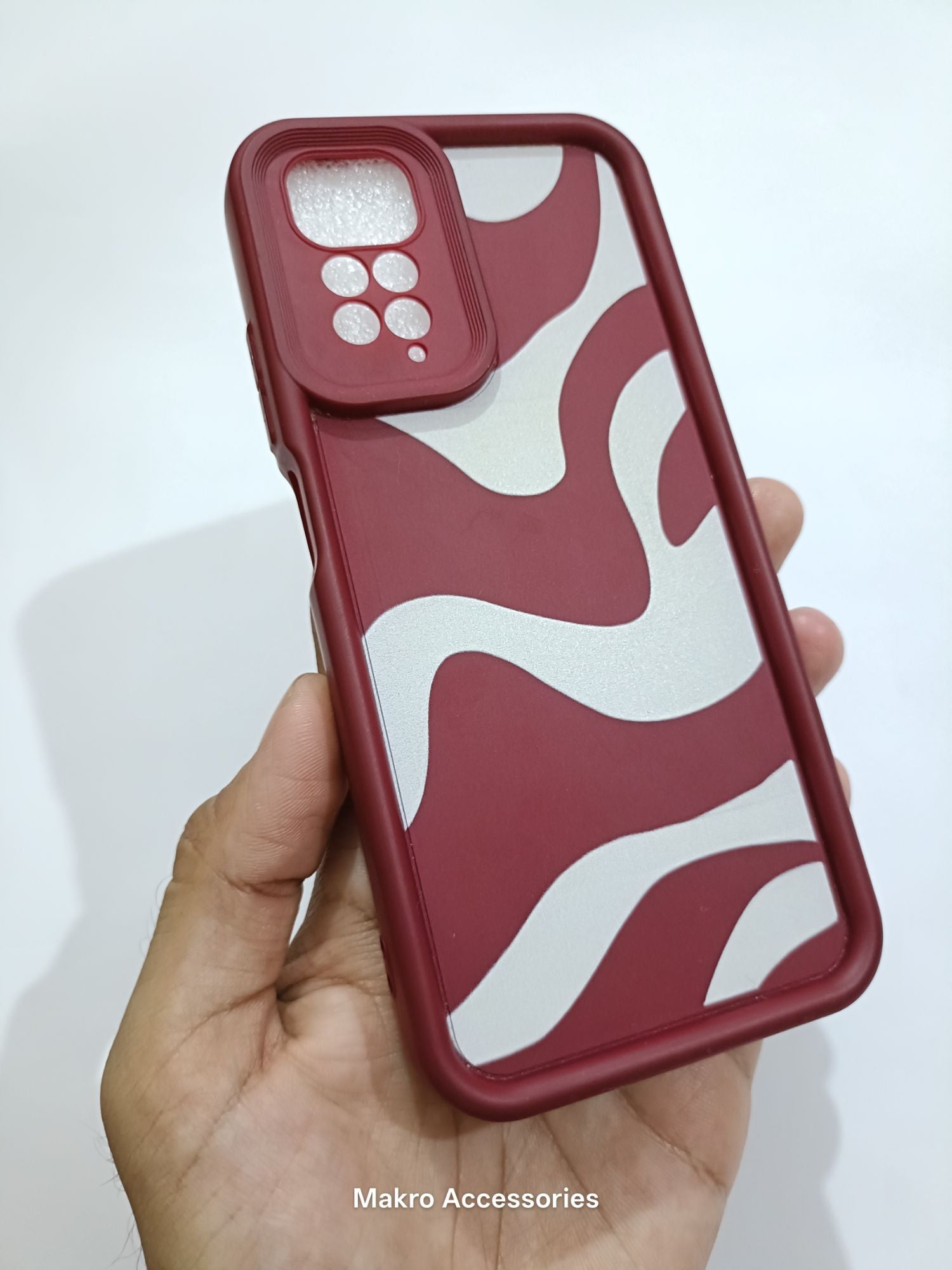 Redmi Note 11 Soft Silicone Zebra Stripes Back Cover