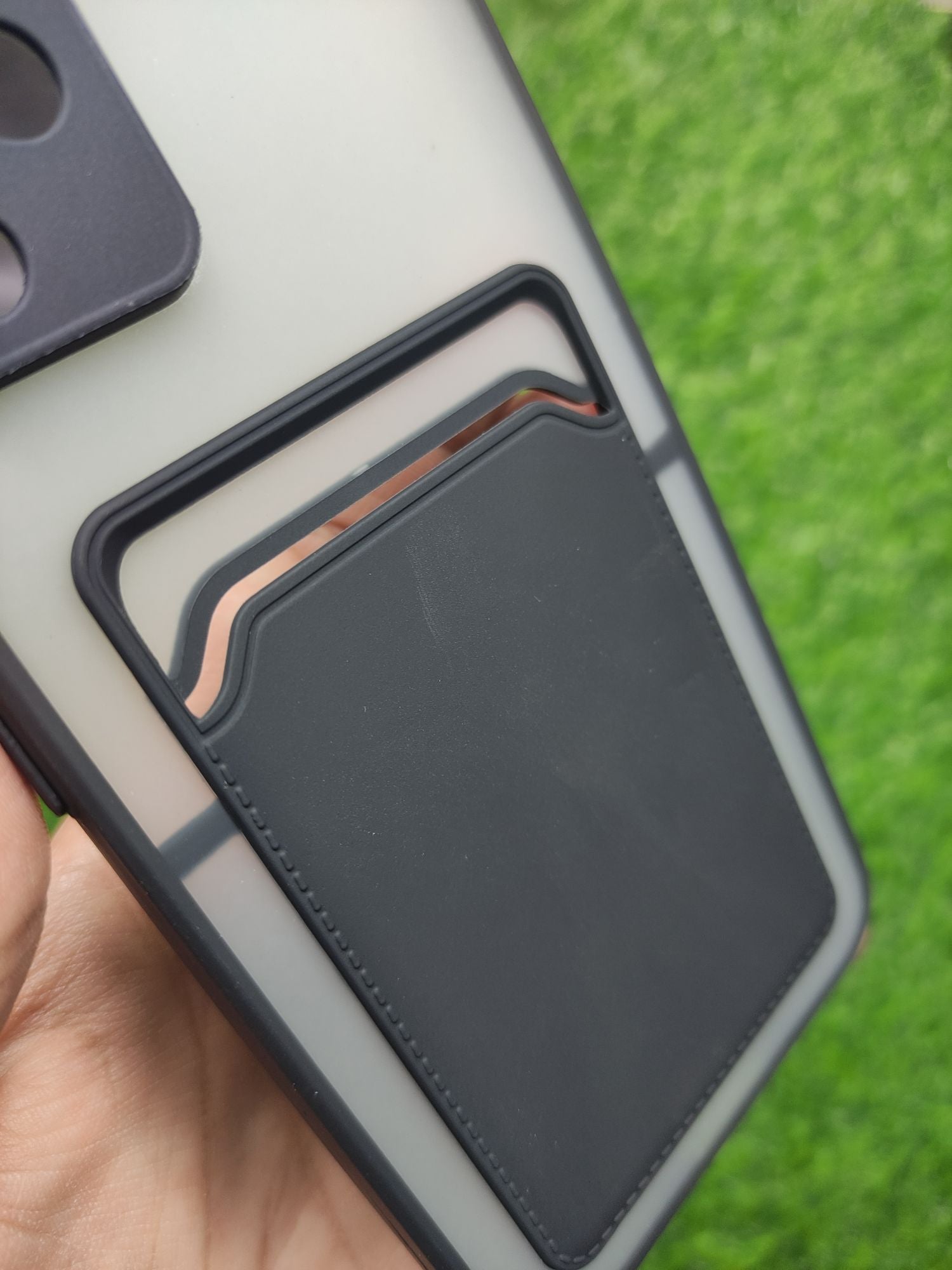 Vivo_V21 5G Matt Camera Protection Card Holder back cover