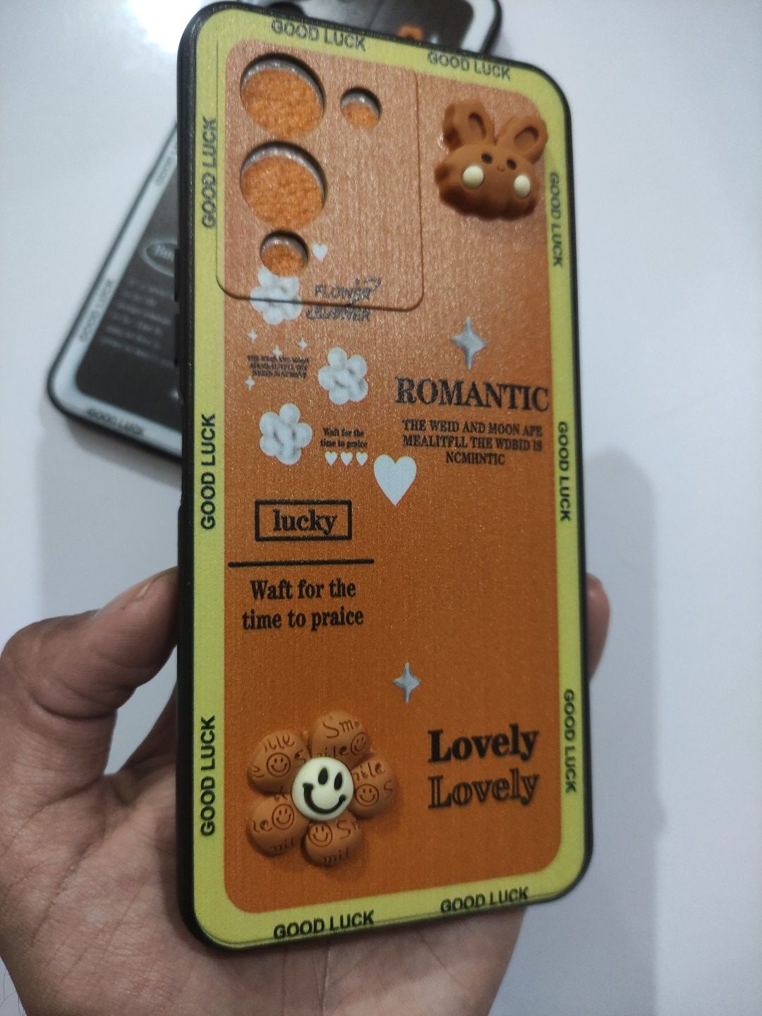 Redmi Note 12 Fancy Soft 3D Pop Back Cover