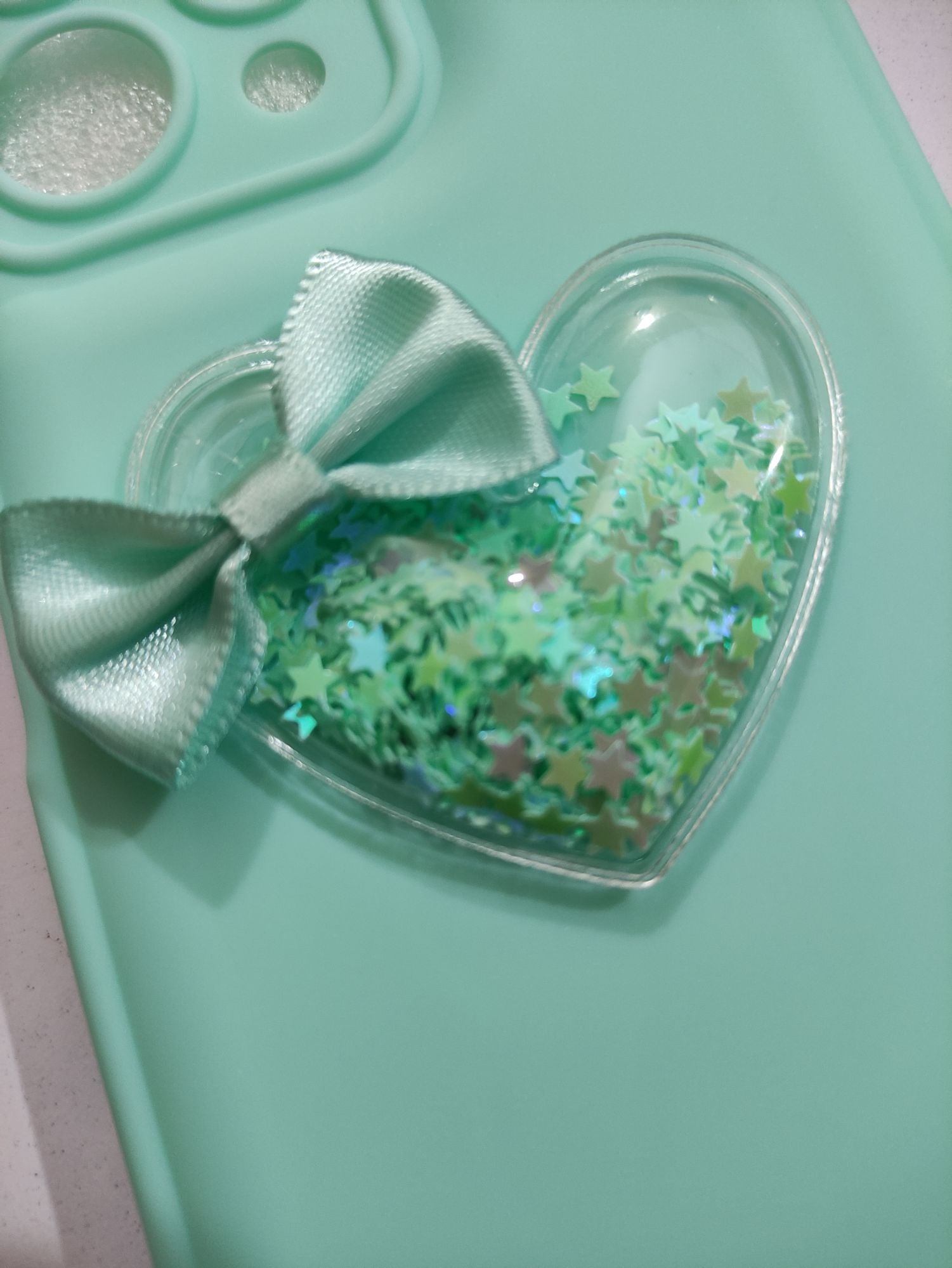 Redmi 12 Fancy Soft Silicone 3D Sweet Heart Back Cover